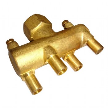 Forged brass manifold