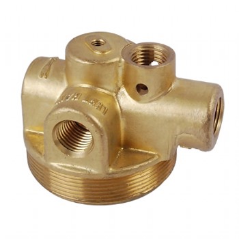 Forged brass valve body