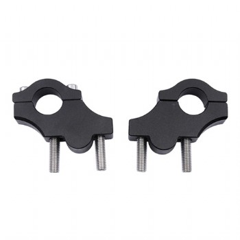 Motorcycle handlebar mounts riser clamp