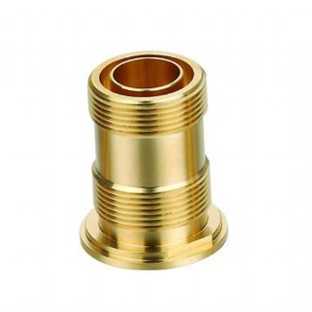 precision machined brass communication adapter