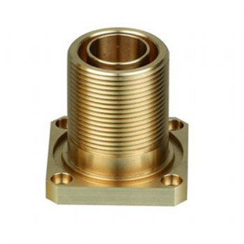 precision machined brass fiber connector