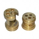 Forged brass valve core