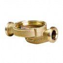 Forged brass water meter body/housing