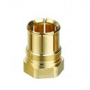 precision machined brass fiber adapter(BM02)