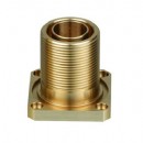 precision machined brass fiber connector